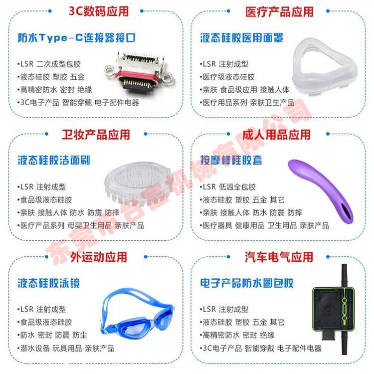 立式雙色硅膠注塑機應(yīng)用場景